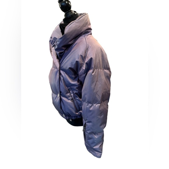 NILS Iridescent Purple Puffer Shall Winter Jacket  Women's size 8 - Picture 2 of 16